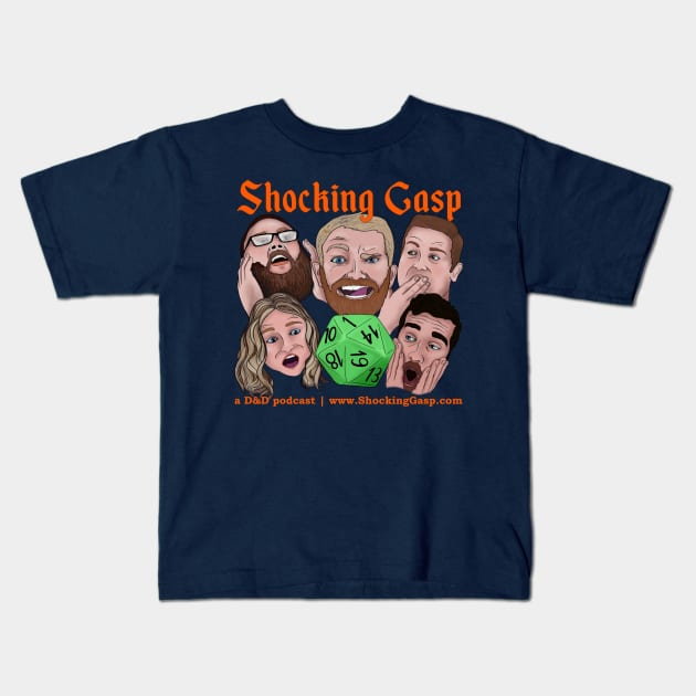 Shocking Gasp Logo Kids T-Shirt by Shocking Gasp Official Store